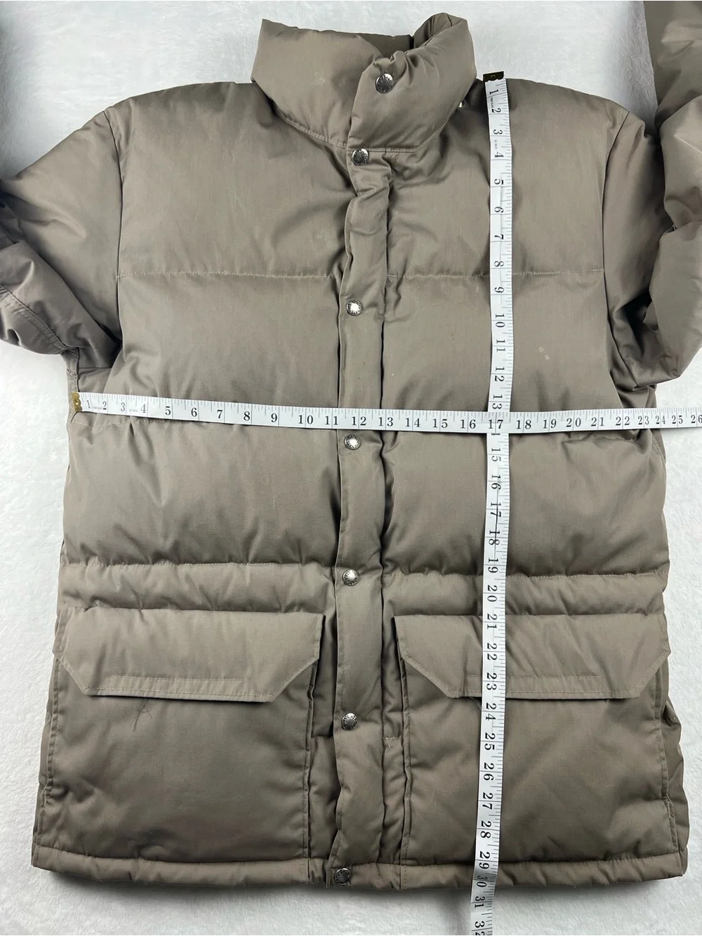 The North Face Vintage Brown Label Down Puffer Jacket Sierra Mens Large USA